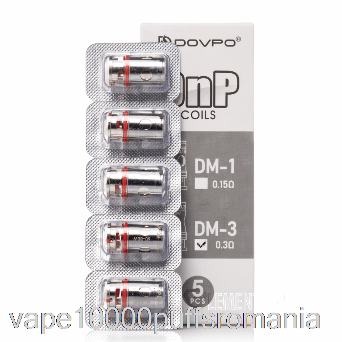 Bobine De Schimb Vape Romania Dovpo Dnp 0.3ohm Dnp Dm-3 Bobine